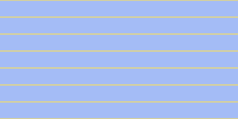 #4b7bf0 (50%), #dbd393 horizontal lines, five pixels wide, fifty-two pixels apart