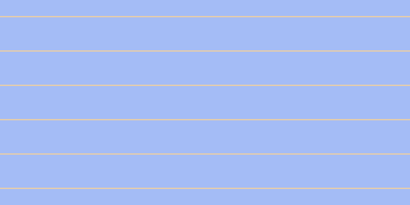 #4b7bf0 (50%), #fcd393 horizontal lines, two pixels wide, sixty-five pixels apart