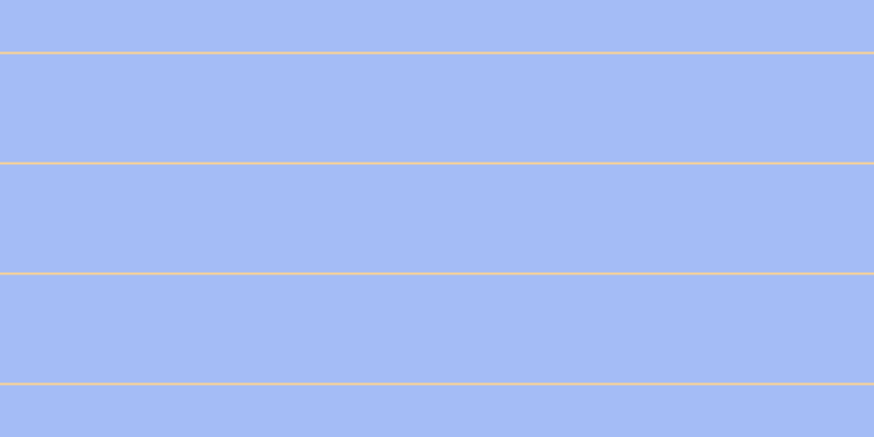 #4b7bf0 (50%), #fcd393 horizontal lines, two pixels wide, ninety-nine pixels apart