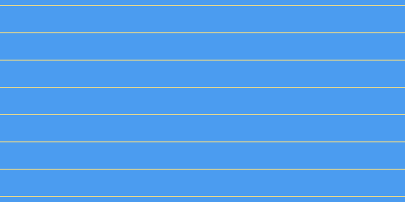 #4b9cf0, #dbd393 horizontal lines, two pixels wide, fifty-two pixels apart