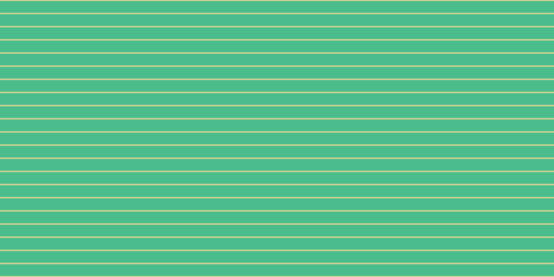 #4bbd8d, #dbd393 horizontal lines, two pixels wide, seventeen pixels apart