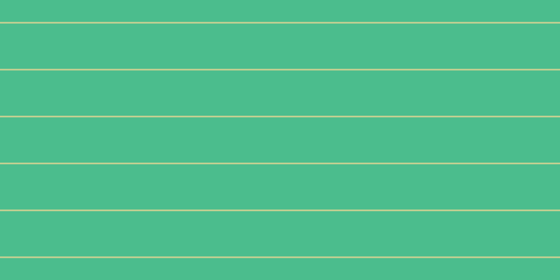#4bbd8d, #dbd393 horizontal lines, two pixels wide, sixty-five pixels apart