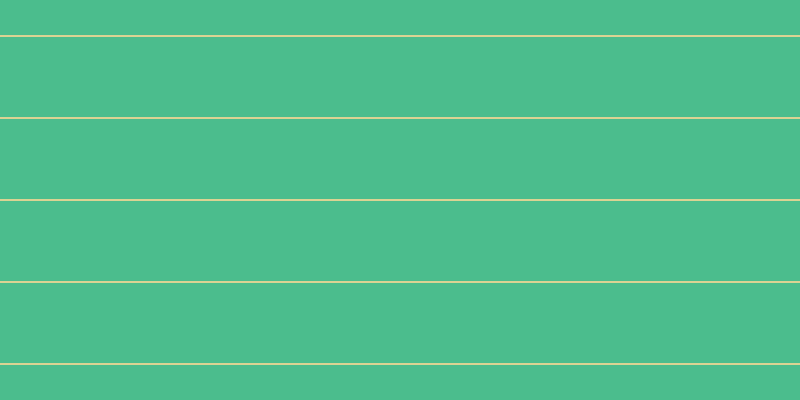 #4bbd8d, #dbd393 horizontal lines, two pixels wide, eighty pixels apart