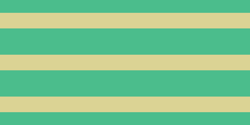 #4bbd8d, #dbd393 horizontal lines, fifty pixels wide, eighty-four pixels apart