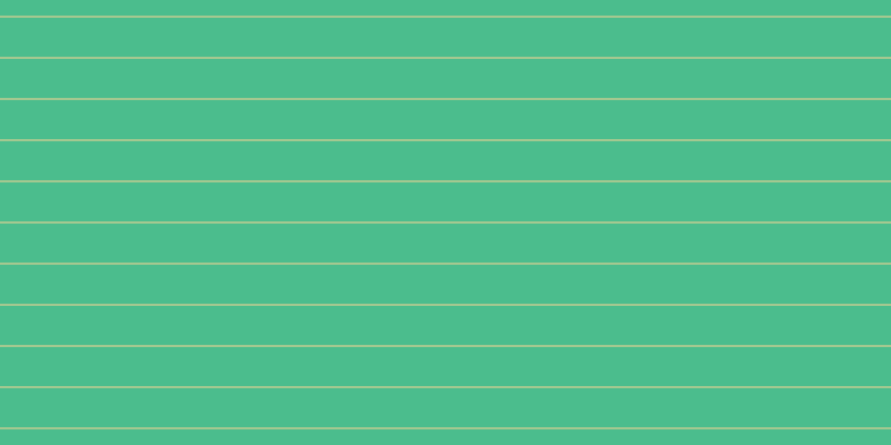 #4bbd8d, #fcd393 horizontal lines, one pixels wide, thirty-six pixels apart