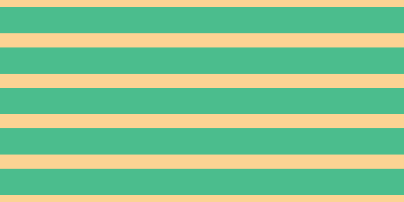 #4bbd8d, #fcd393 horizontal lines, twenty-eight pixels wide, fifty-two pixels apart