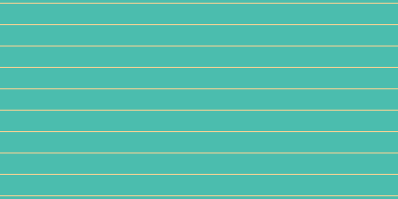 #4bbdae, #fcd393 horizontal lines, two pixels wide, forty-one pixels apart