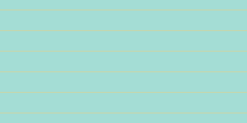 #4bbdae (50%), #dbd393 horizontal lines, two pixels wide, sixty-five pixels apart