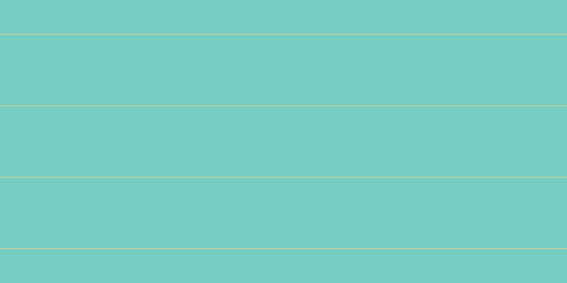 #4bbdae (75%), #dbd393 horizontal lines, one pixels wide, one hundred pixels apart