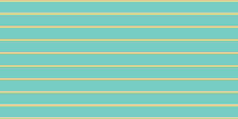 #4bbdae (75%), #dbd393 horizontal lines, eight pixels wide, thirty-six pixels apart