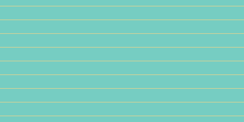 #4bbdae (75%), #dbd393 horizontal lines, two pixels wide, forty-three pixels apart