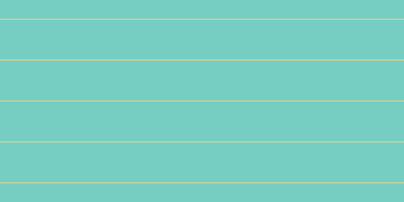 #4bbdae (75%), #dbd393 horizontal lines, two pixels wide, seventy-nine pixels apart