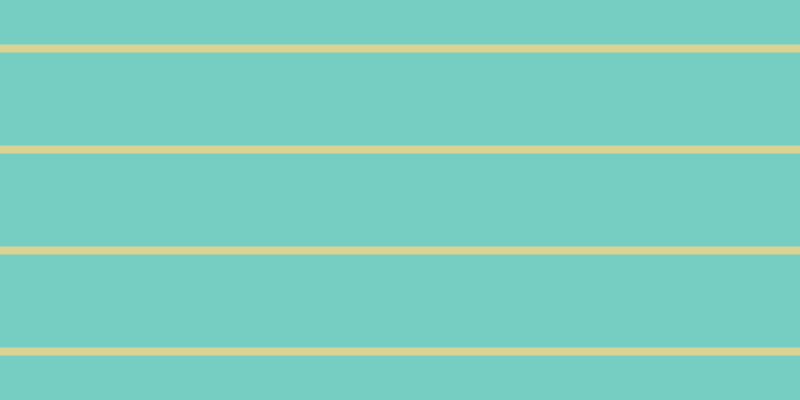 #4bbdae (75%), #dbd393 horizontal lines, eight pixels wide, ninety-three pixels apart