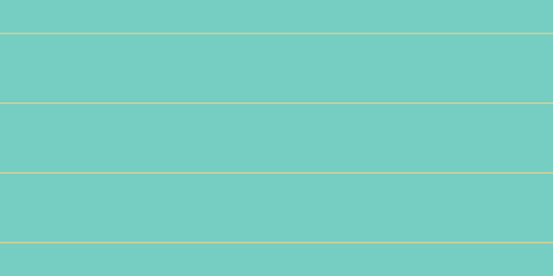 #4bbdae (75%), #dbd393 horizontal lines, two pixels wide, ninety-nine pixels apart