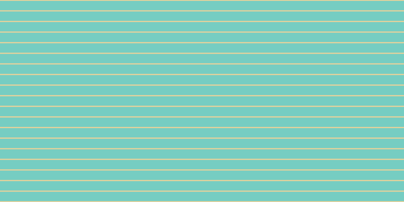 #4bbdae (75%), #fcd393 horizontal lines, two pixels wide, nineteen pixels apart