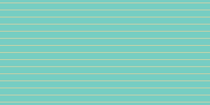 #4bbdae (75%), #fcd393 horizontal lines, two pixels wide, twenty-five pixels apart
