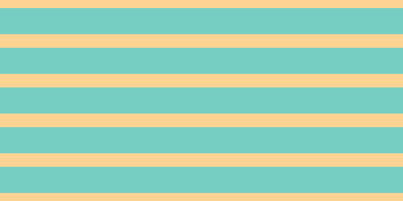 #4bbdae (75%), #fcd393 horizontal lines, twenty-seven pixels wide, fifty-two pixels apart