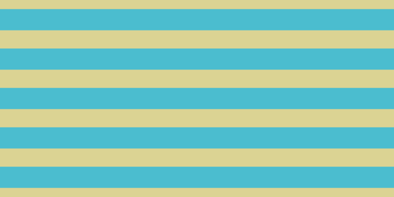 #4bbdcf, #dbd393 horizontal lines, thirty-seven pixels wide, forty-three pixels apart