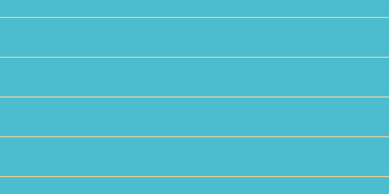 #4bbdcf, #fcd393 horizontal lines, two pixels wide, eighty pixels apart