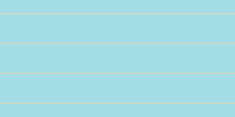 #4bbdcf (50%), #fcd393 horizontal lines, two pixels wide, one hundred pixels apart