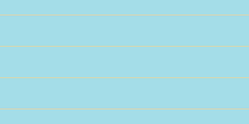 #4bbdcf (50%), #fcd393 horizontal lines, two pixels wide, ninety-nine pixels apart