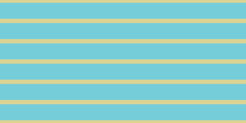 #4bbdcf (75%), #dbd393 horizontal lines, fourteen pixels wide, fifty-two pixels apart