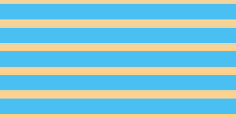 #4bbdf0, #fcd393 horizontal lines, twenty-eight pixels wide, fifty-two pixels apart