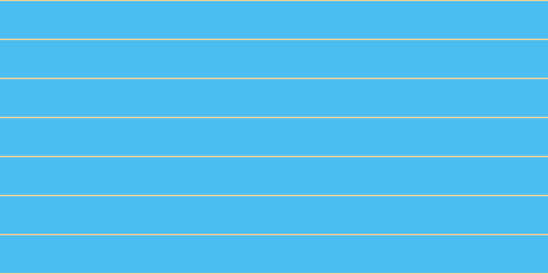 #4bbdf0, #fcd393 horizontal lines, two pixels wide, fifty-five pixels apart