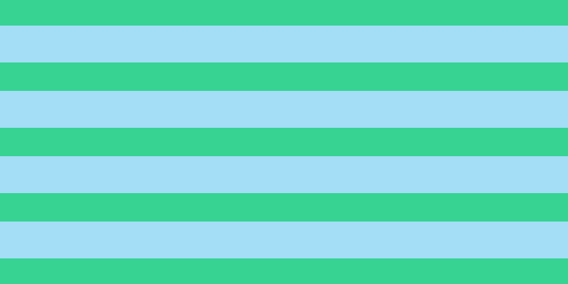 #4bbdf0 (50%), #36d393 horizontal lines, forty pixels wide, fifty-two pixels apart