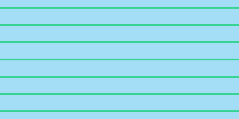 #4bbdf0 (50%), #36d393 horizontal lines, six pixels wide, fifty-two pixels apart