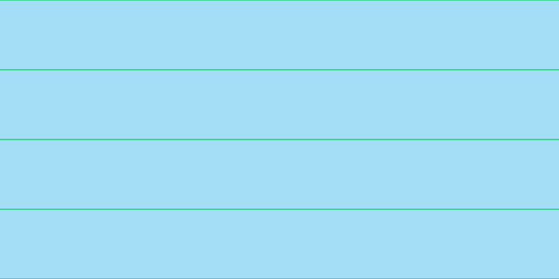#4bbdf0 (50%), #36d393 horizontal lines, two pixels wide, ninety-eight pixels apart