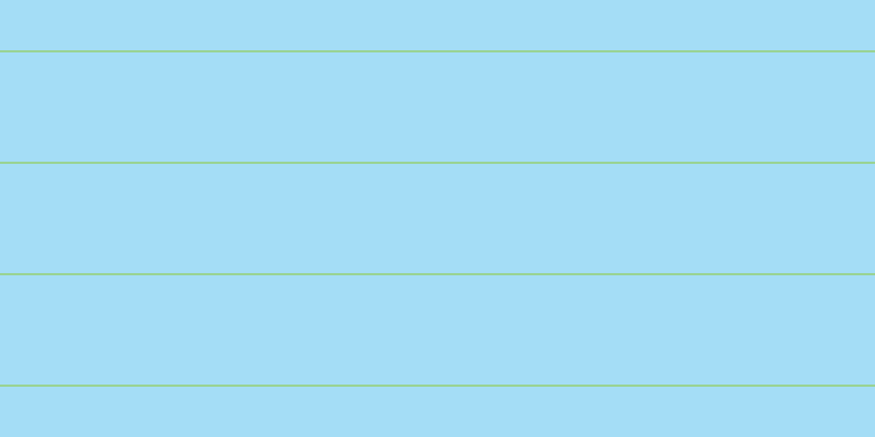 #4bbdf0 (50%), #99d393 horizontal lines, two pixels wide, one hundred pixels apart