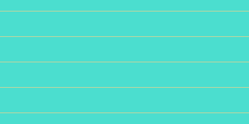 #4bdecf, #dbd393 horizontal lines, two pixels wide, eighty pixels apart