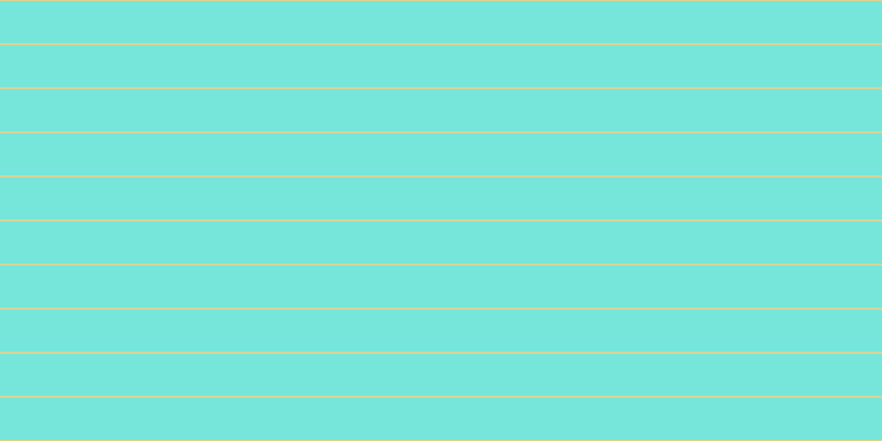 #4bdecf (75%), #dbd393 horizontal lines, two pixels wide, thirty-eight pixels apart