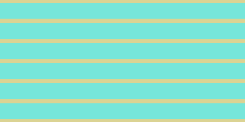 #4bdecf (75%), #dbd393 horizontal lines, fourteen pixels wide, fifty-two pixels apart