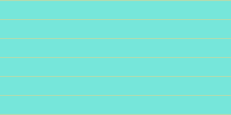 #4bdecf (75%), #dbd393 horizontal lines, two pixels wide, sixty-four pixels apart