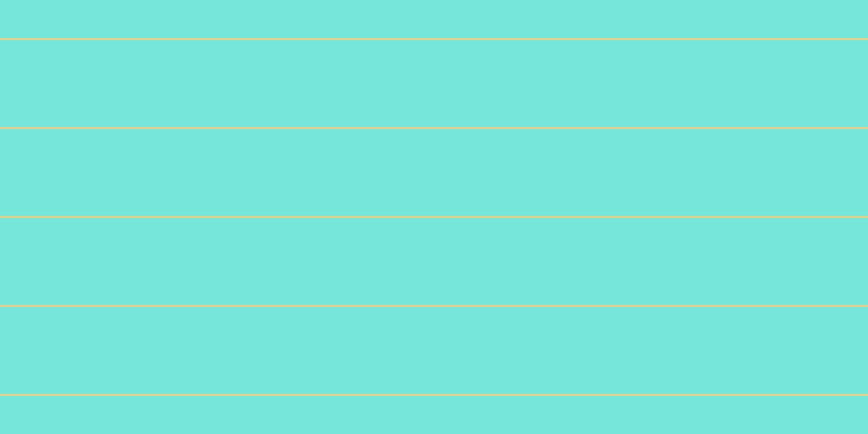 #4bdecf (75%), #dbd393 horizontal lines, two pixels wide, eighty pixels apart