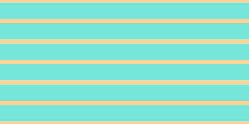#4bdecf (75%), #fcd393 horizontal lines, fourteen pixels wide, fifty-two pixels apart