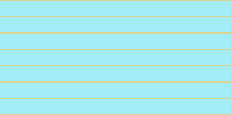#4bdef0 (50%), #dbd393 horizontal lines, five pixels wide, fifty-two pixels apart