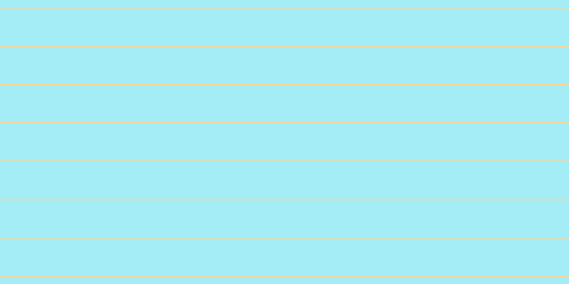 #4bdef0 (50%), #fcd393 horizontal lines, two pixels wide, fifty-two pixels apart