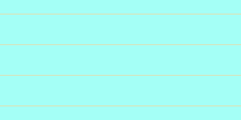 #4bfff0 (50%), #fcd393 horizontal lines, two pixels wide, one hundred pixels apart