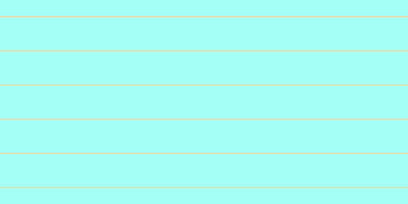#4bfff0 (50%), #fcd393 horizontal lines, two pixels wide, sixty-five pixels apart