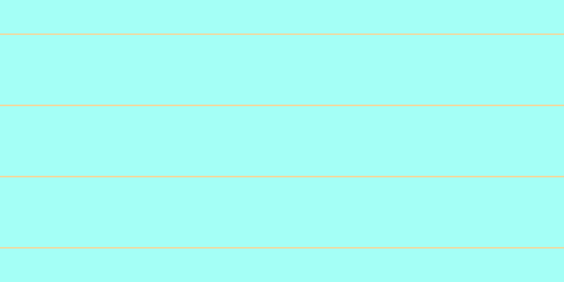 #4bfff0 (50%), #fcd393 horizontal lines, two pixels wide, ninety-nine pixels apart