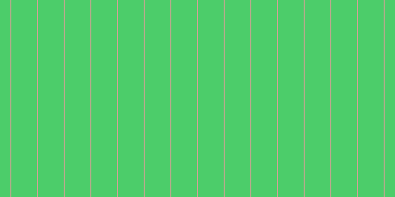 #4ccd6a, #caa393 vertical lines, two pixels wide, fifty-two pixels apart
