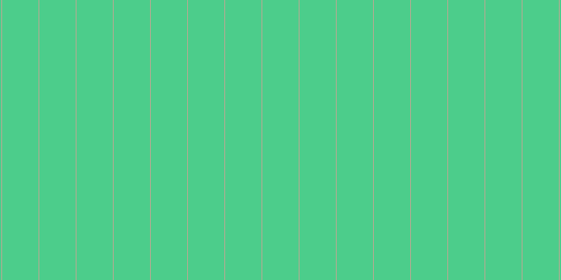 #4ccd8b, #caa393 vertical lines, one pixels wide, fifty-two pixels apart