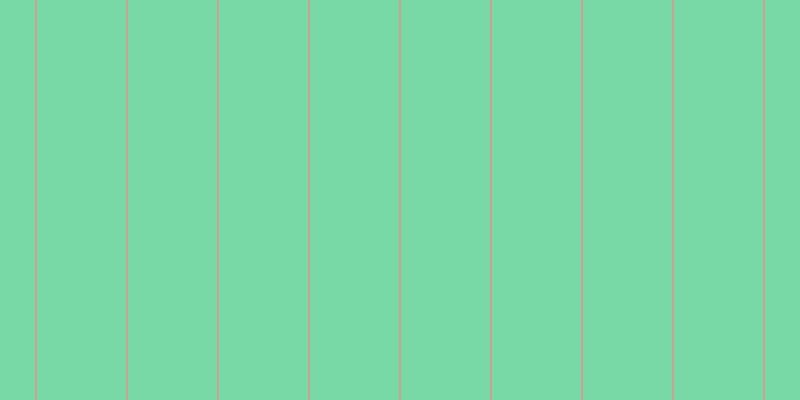 #4ccd8b (75%), #caa393 vertical lines, two pixels wide, eighty-nine pixels apart