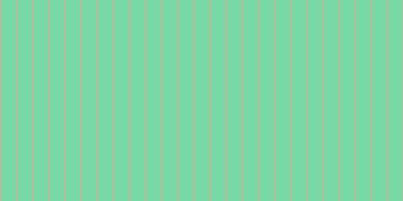 #4ccd8b (75%), #eba393 vertical lines, two pixels wide, thirty pixels apart