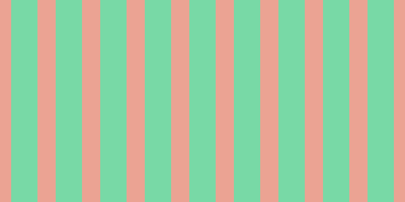 #4ccd8b (75%), #eba393 vertical lines, thirty-six pixels wide, fifty-two pixels apart