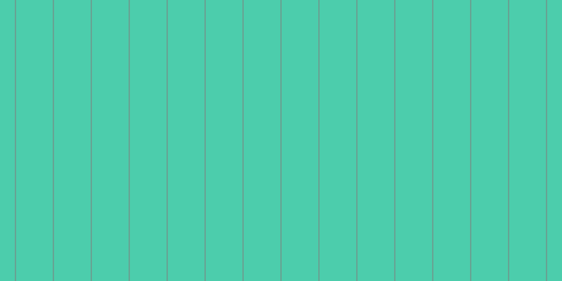 #4ccdac, #67a393 vertical lines, two pixels wide, fifty-two pixels apart