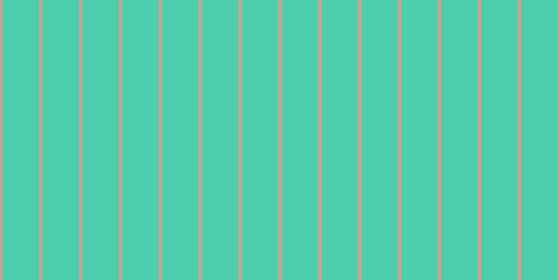 #4ccdac, #caa393 vertical lines, five pixels wide, fifty-two pixels apart